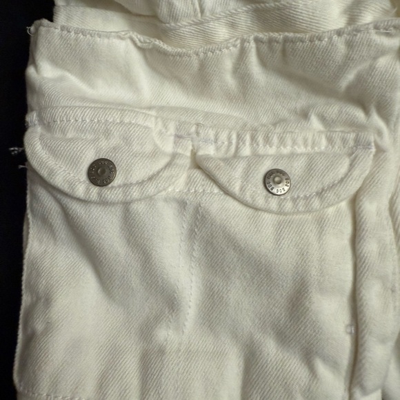 BDG RAE CARPENTER CARGO URBAN OUTFITTERS WHITE BAGGY WIDE LEG SIZE 29 - Picture 6 of 11